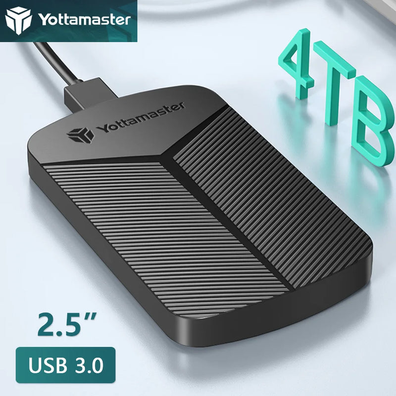 Case de HD Yottamaster 2.5" SATA SSD External Case USB 3.0